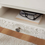 Safavieh Ryleigh 2 Drawer Desk , DSK5706 - Distrssed White