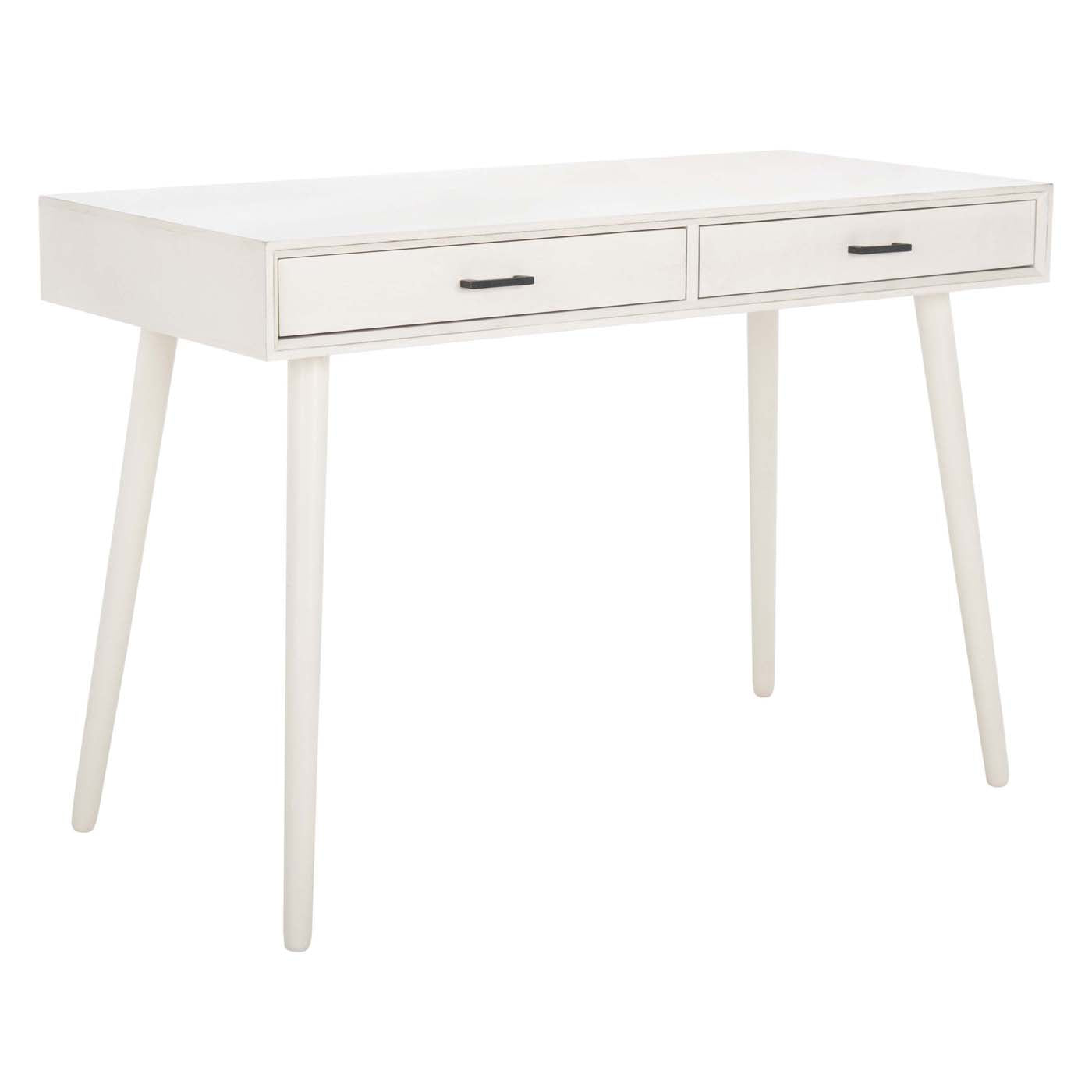Safavieh O'Dwyer 2 Drawer Desk , DSK5708 - Distrssed White
