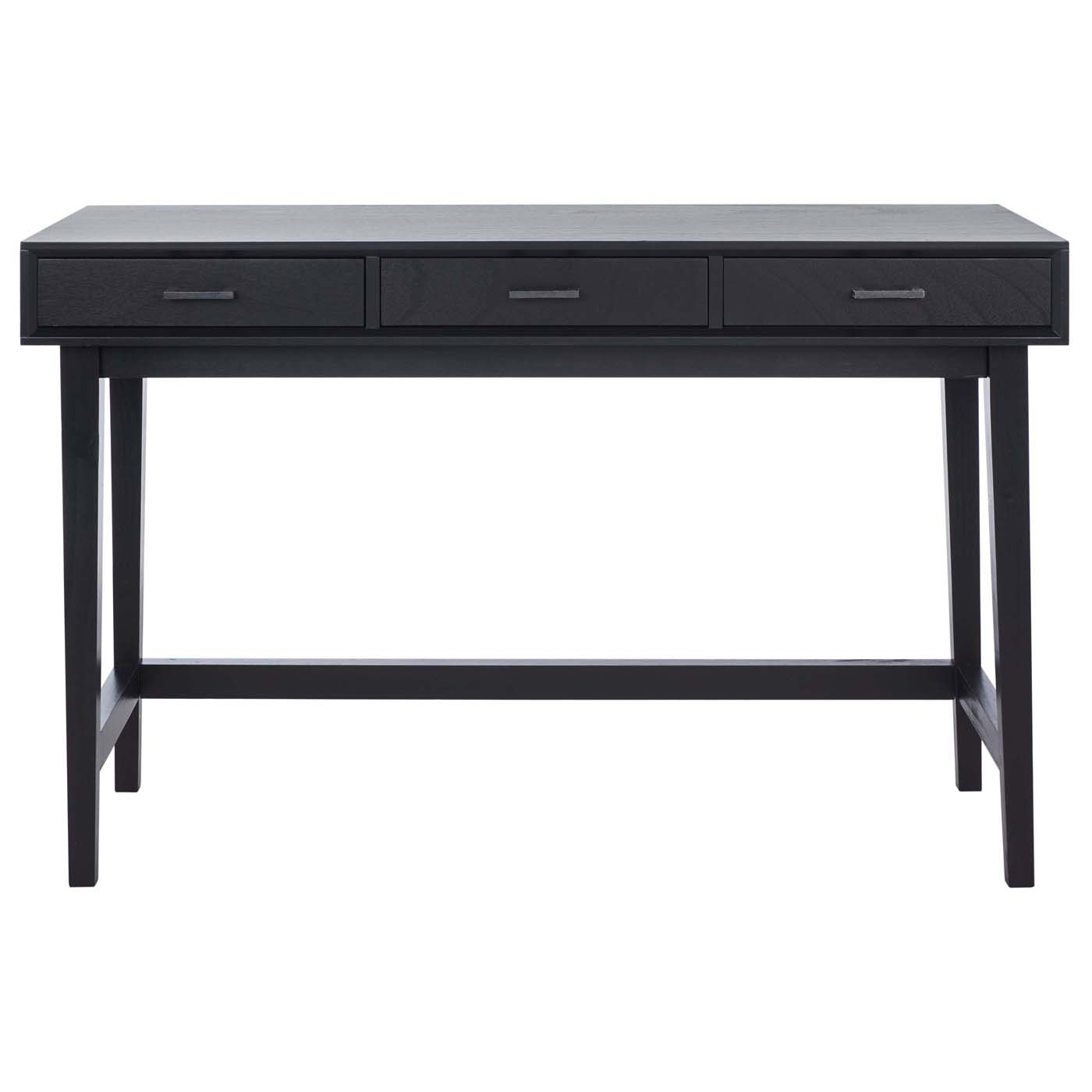 Safavieh Hawthorn 3 Drawer Desk , DSK5709 - Black