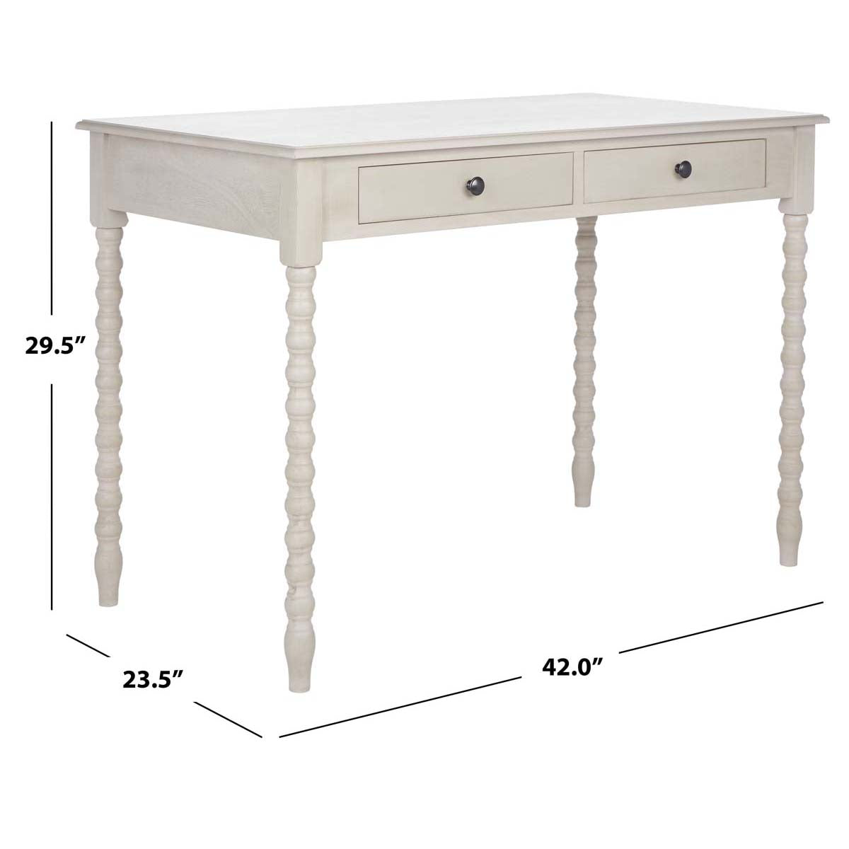 Safavieh O' Mara 2 Drawer Desk , DSK5711 - Taupe