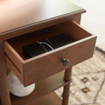 Safavieh Henric 1 Drawer 2 Shelf Desk , DSK5712 - Brown