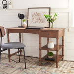 Safavieh Henric 1 Drawer 2 Shelf Desk , DSK5712 - Brown
