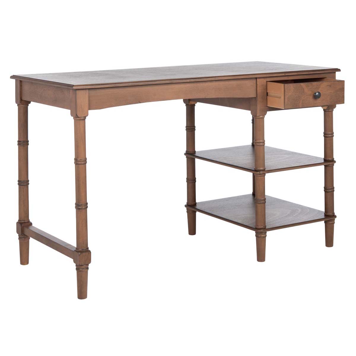 Safavieh Henric 1 Drawer 2 Shelf Desk , DSK5712 - Brown