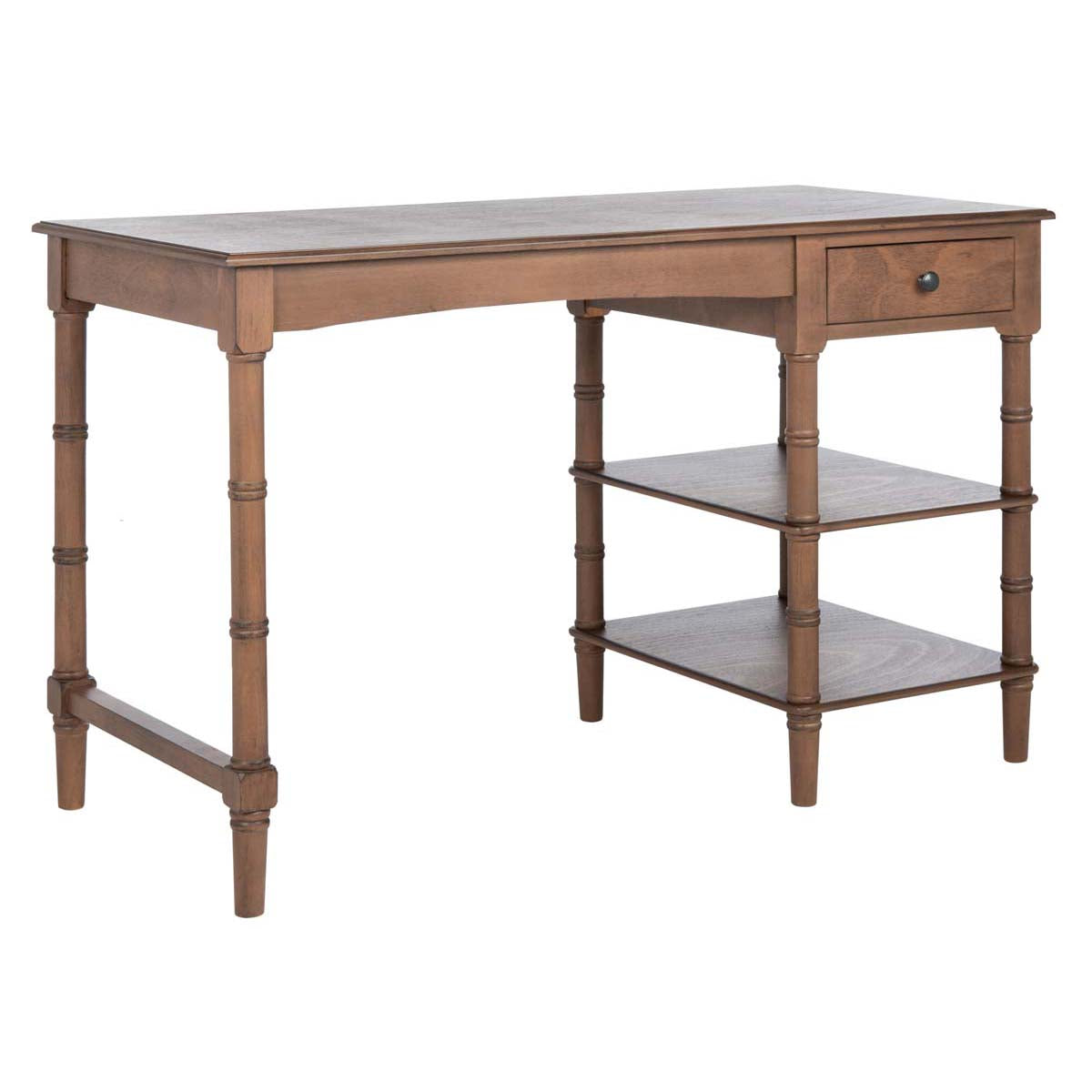Safavieh Henric 1 Drawer 2 Shelf Desk , DSK5712 - Brown