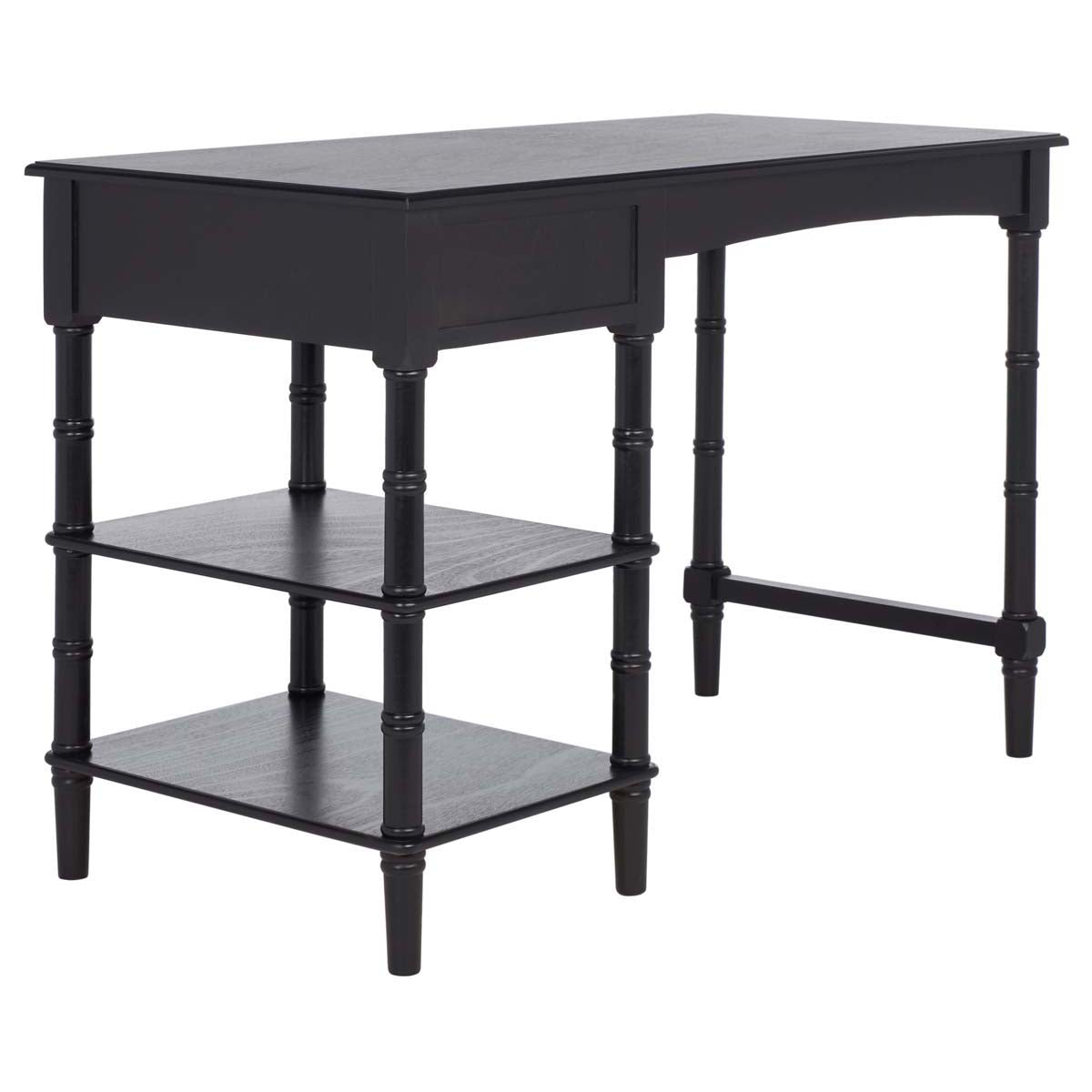 Safavieh Henric 1 Drawer 2 Shelf Desk , DSK5712 - Black