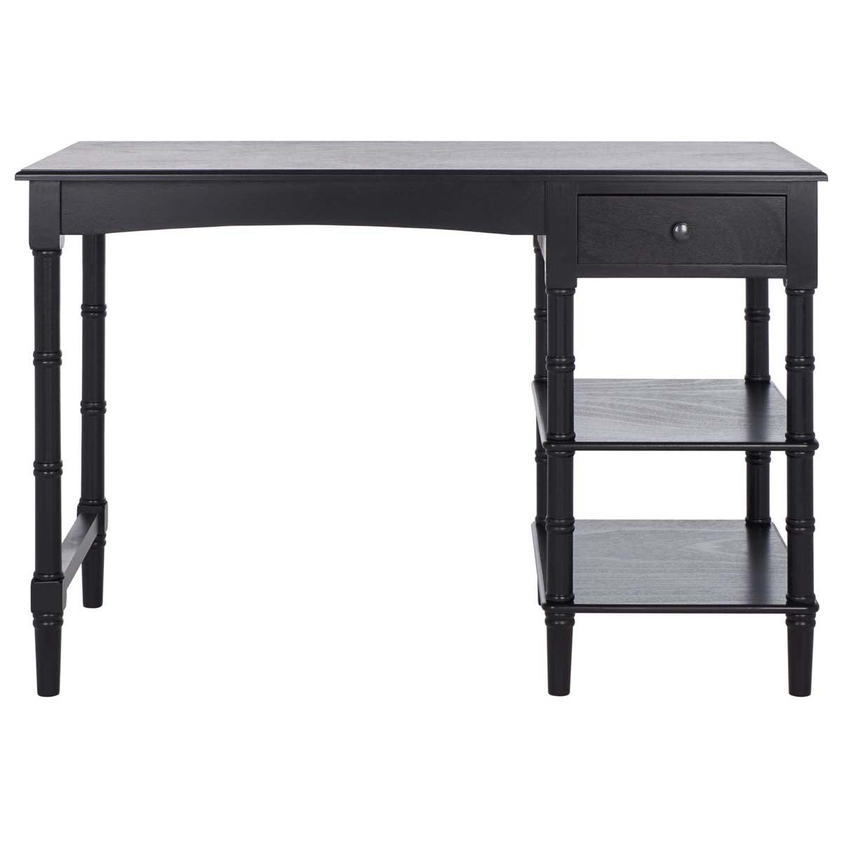Safavieh Henric 1 Drawer 2 Shelf Desk , DSK5712 - Black