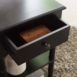 Safavieh Henric 1 Drawer 2 Shelf Desk , DSK5712 - Black