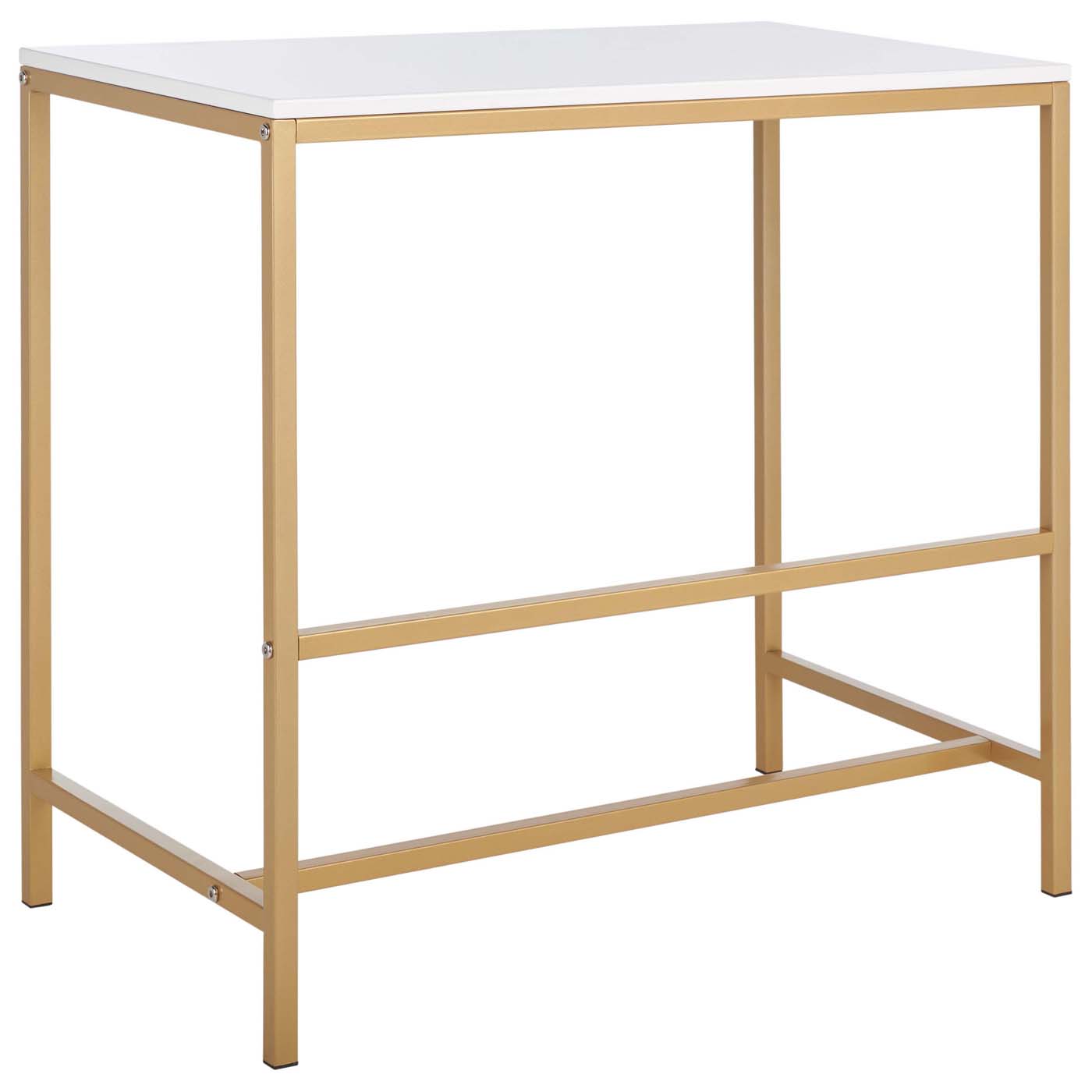 Safavieh Viv Glossy Wooden Desk , DSK5801 - White / Gold