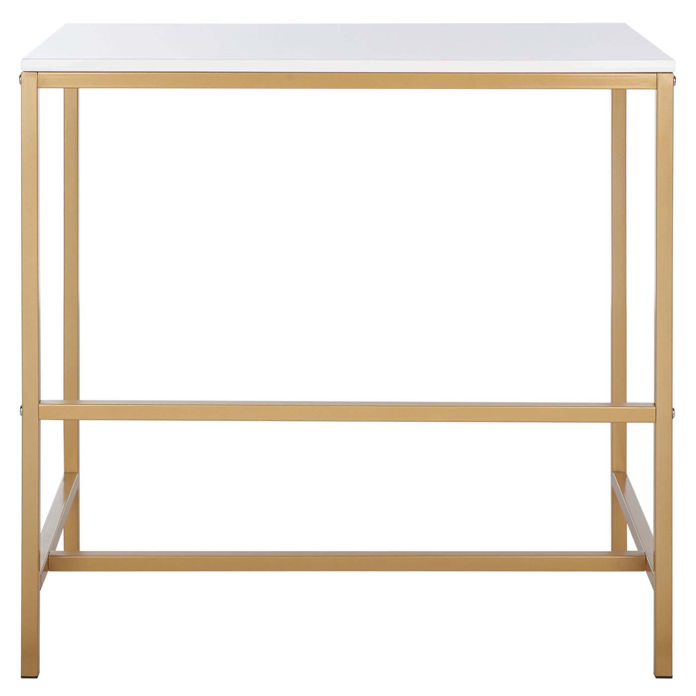 Safavieh Viv Glossy Wooden Desk , DSK5801 - White / Gold