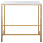 Safavieh Viv Glossy Wooden Desk , DSK5801 - White / Gold