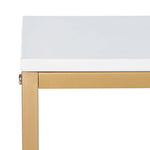 Safavieh Viv Glossy Wooden Desk , DSK5801 - White / Gold