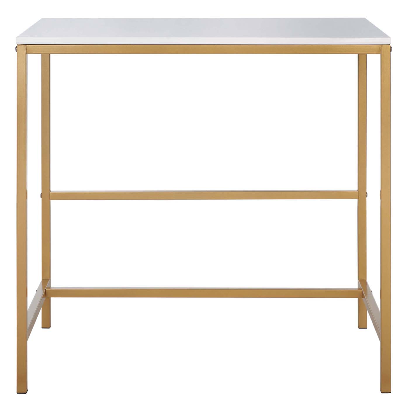 Safavieh Viv Glossy Wooden Desk , DSK5801 - White / Gold