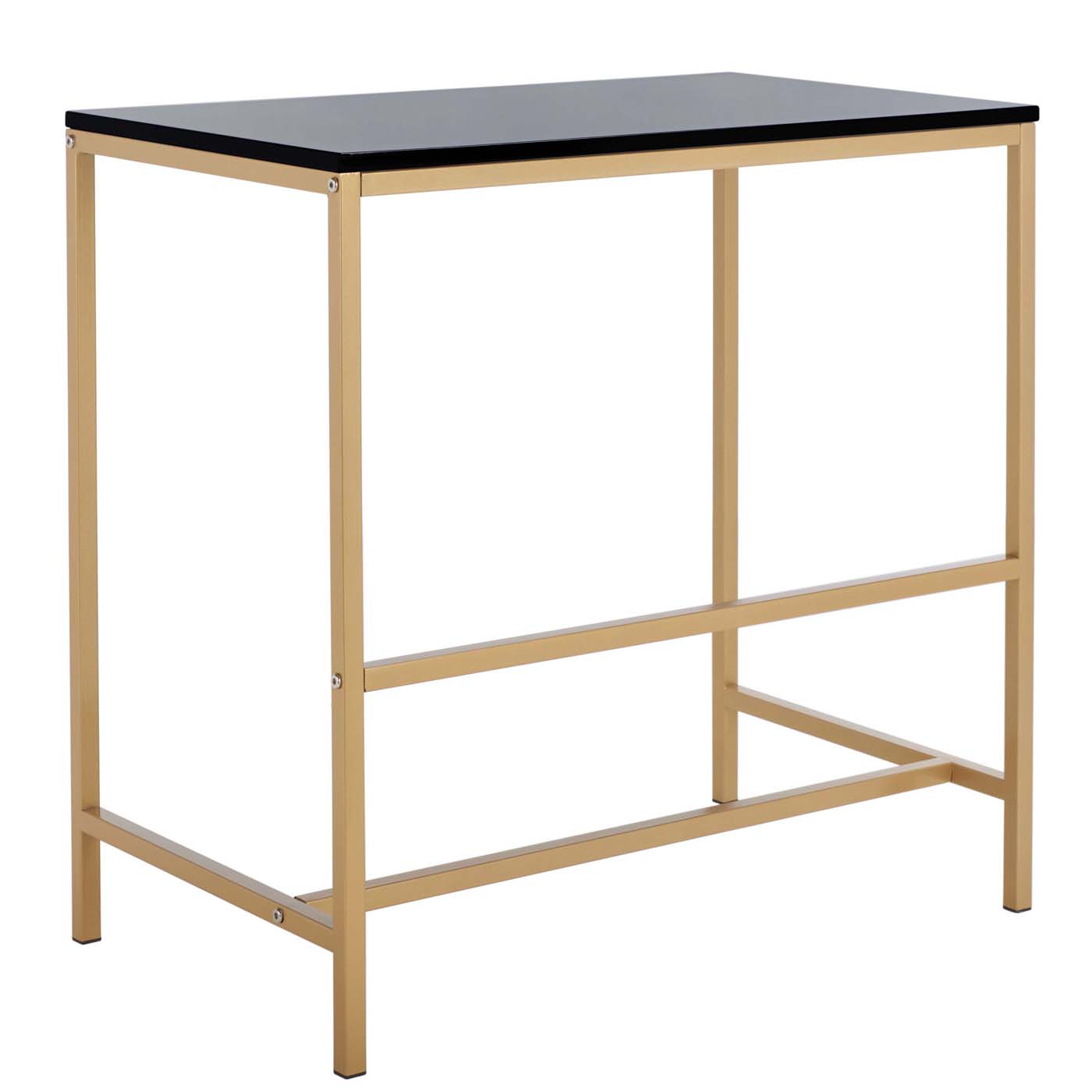 Safavieh Viv Glossy Wooden Desk , DSK5801 - Black / Gold