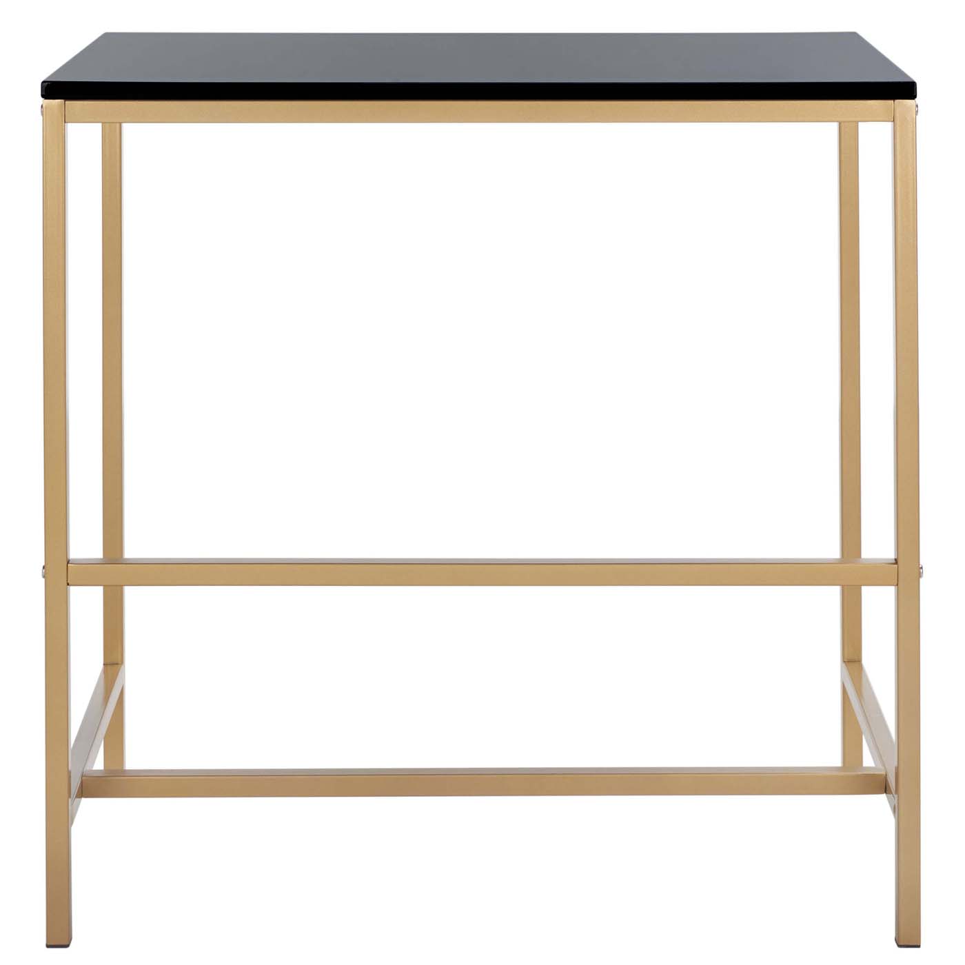 Safavieh Viv Glossy Wooden Desk , DSK5801 - Black / Gold