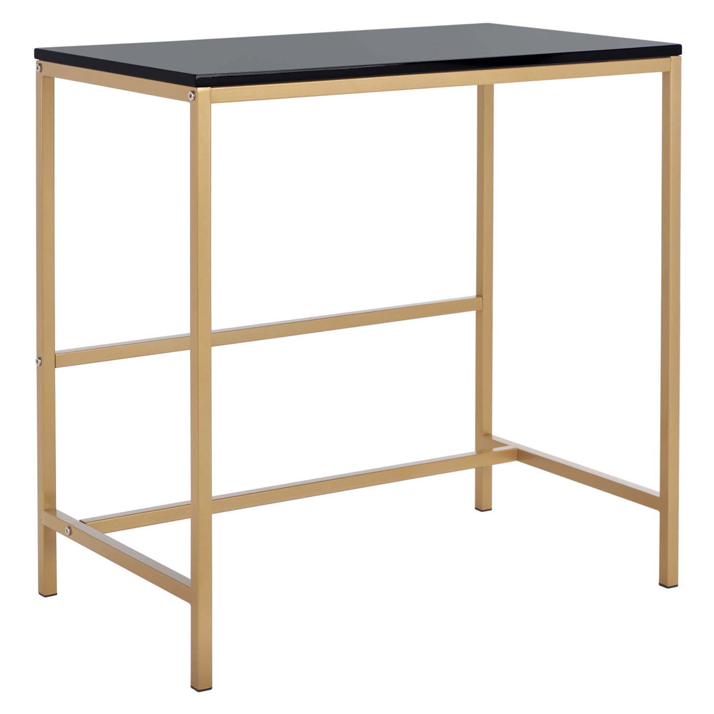 Safavieh Viv Glossy Wooden Desk , DSK5801 - Black / Gold