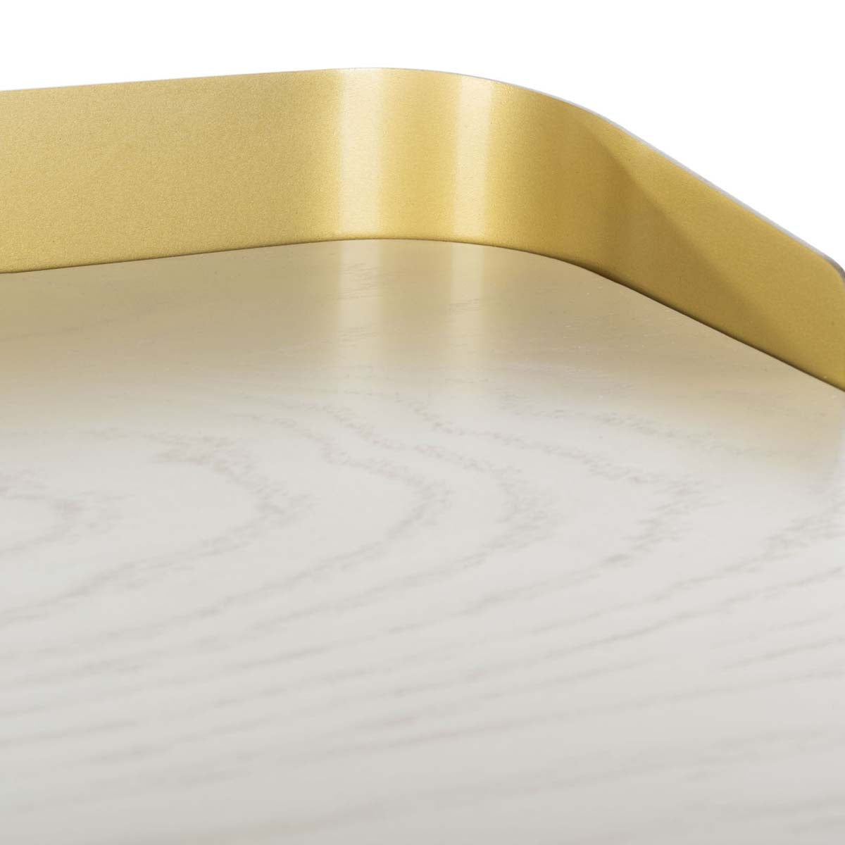 Safavieh Parker 1 Drawer Desk , DSK6400 - White Washed/Gold