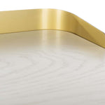 Safavieh Parker 1 Drawer Desk , DSK6400 - White Washed/Gold