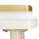 Safavieh Parker 1 Drawer Desk , DSK6400 - White Washed/Gold