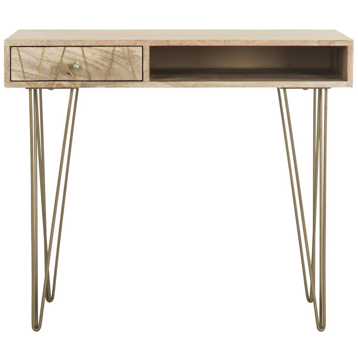 Safavieh Marigold Desk , DSK9001 - Natural/Mango Wood