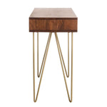 Natural Acaica/Walnut Tiles/Brass - Natural Acaica/Walnut Tiles/Brass