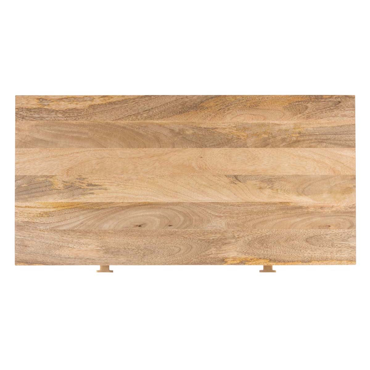 Safavieh Lily 2 Drawer Desk , DSK9006 - Natural/Brass