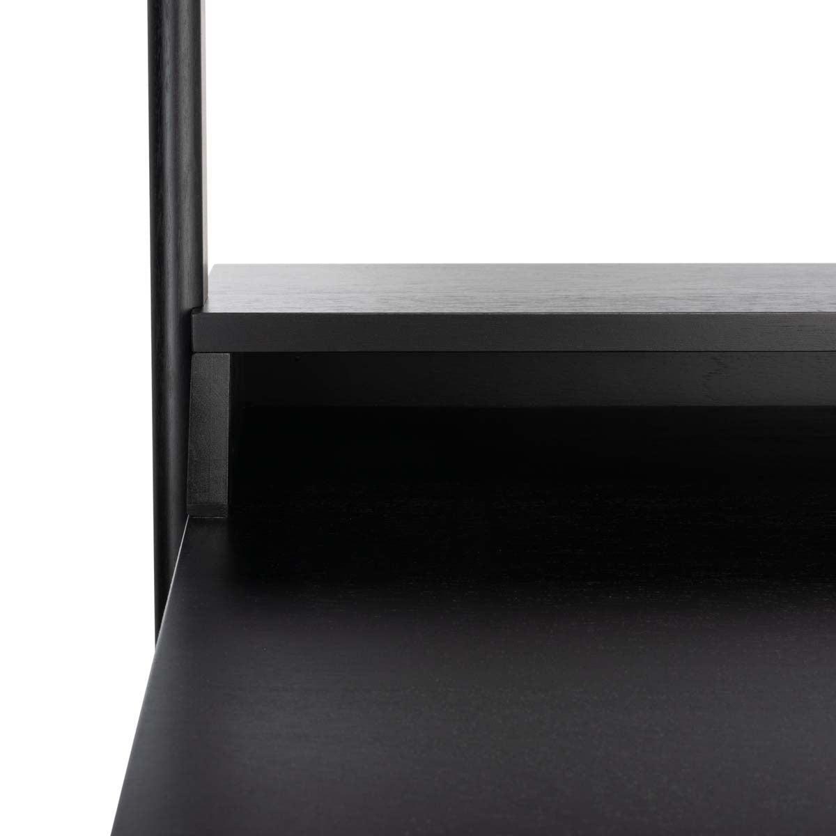 Safavieh Pamella 2 Shelf Leaning Desk , DSK9400 - Black