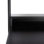 Safavieh Pamella 2 Shelf Leaning Desk , DSK9400 - Black