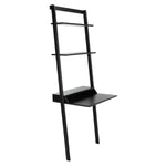 Safavieh Pamella 2 Shelf Leaning Desk , DSK9400 - Black