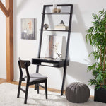 Safavieh Kamy 2 Shelf Leaning Desk , DSK9401 - Black