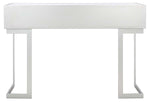 Safavieh Enzo 2 Drawer Mirrored Desk , DSK9700 - Silver / Mirror