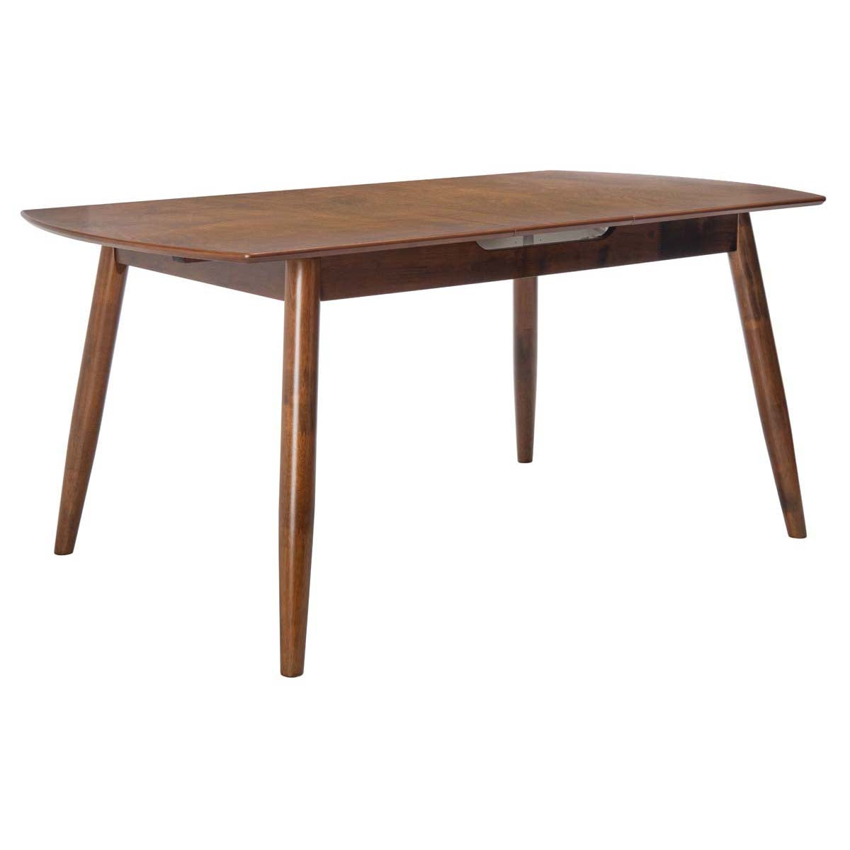 Safavieh Kyoga Auto Mechanism Extension Dining Table , DTB1400 - Walnut