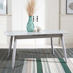 Safavieh Kyoga Auto Mechanism Extension Dining Table , DTB1400 - Dark Grey