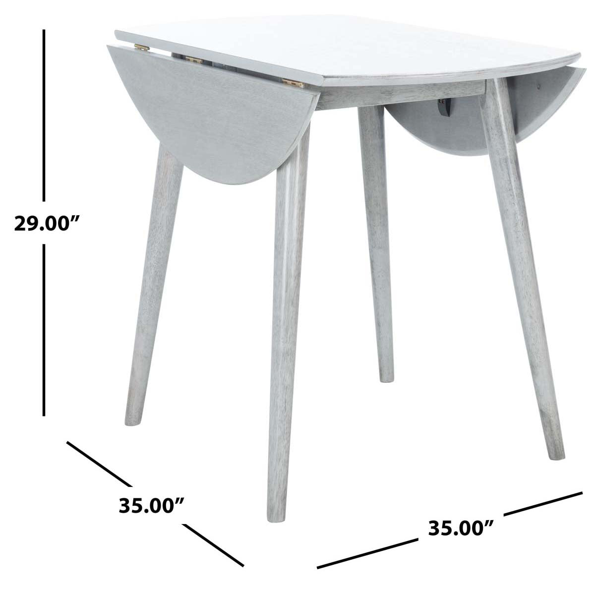 Safavieh Lovell Folding Round Dining Table , DTB1401 - Light Grey