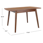 Safavieh Varda Manual Extension Dining Table , DTB1402 - Walnut