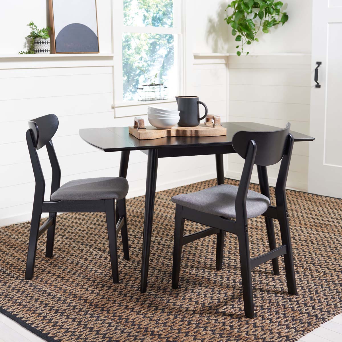 Safavieh Kaylee Extension Dining Table , DTB1403 - Matte / Black