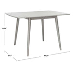 Safavieh Kaylee Extension Dining Table , DTB1403 - Dark Grey