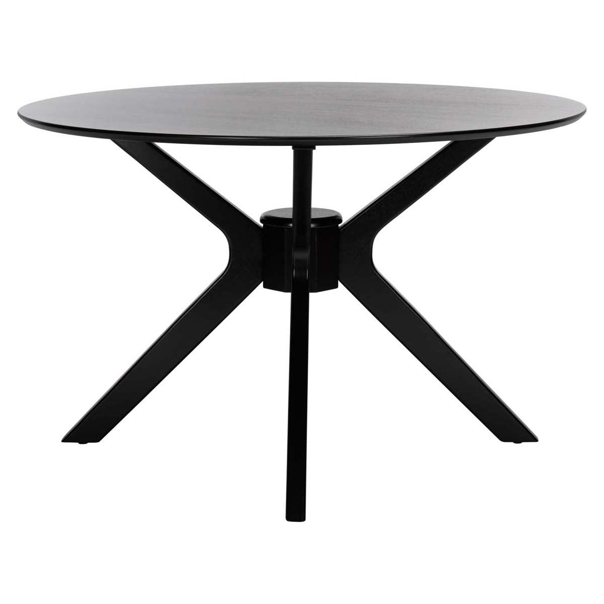 Safavieh Nicolai Round Dining Table , DTB1405 - Matte / Black