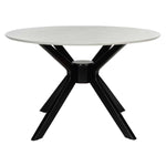 Safavieh Nicolai Round Dining Table , DTB1405 - Dark Grey / Black