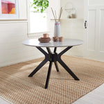Safavieh Nicolai Round Dining Table , DTB1405 - Dark Grey / Black