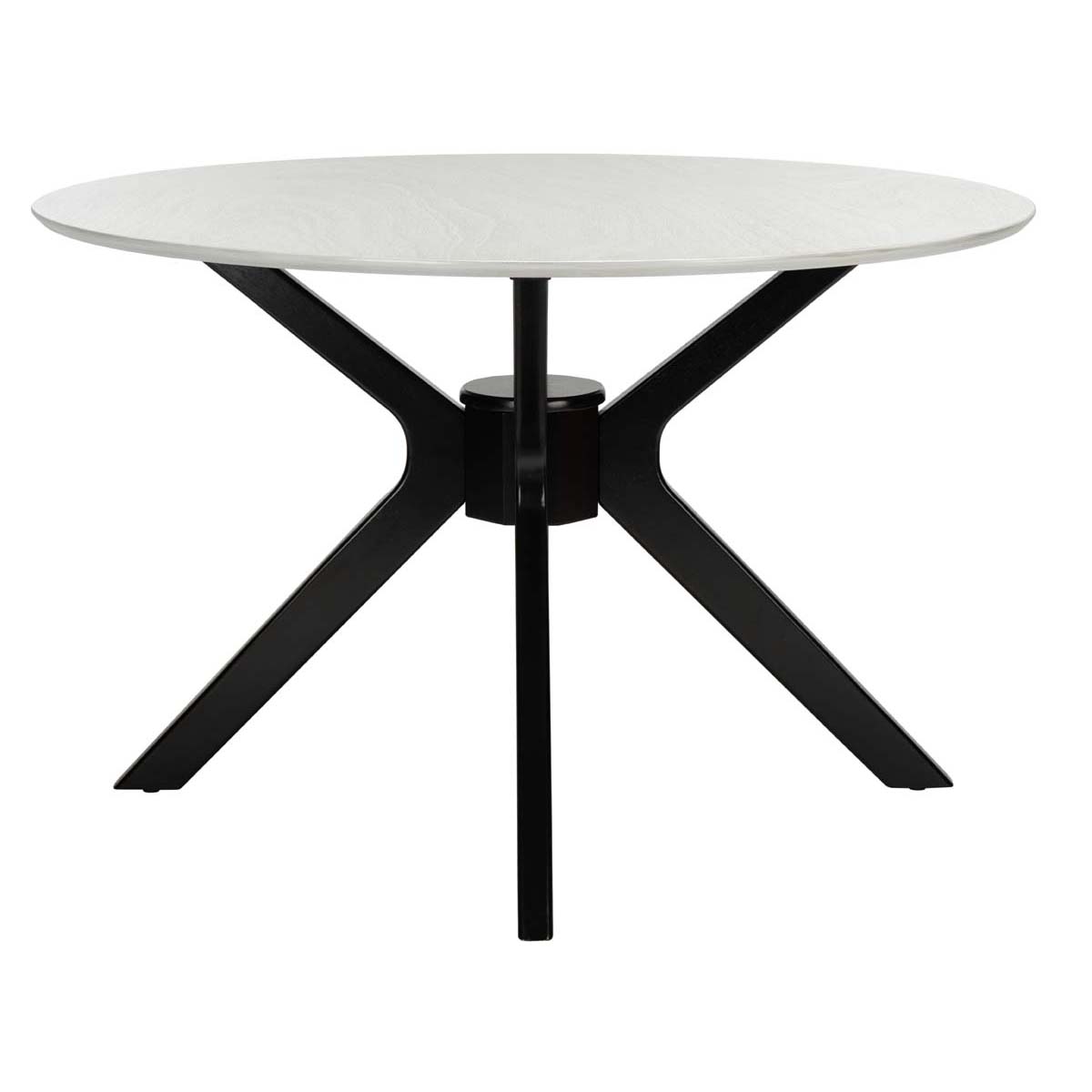 Safavieh Nicolai Round Dining Table , DTB1405 - Dark Grey / Black