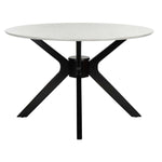Safavieh Nicolai Round Dining Table , DTB1405 - Dark Grey / Black