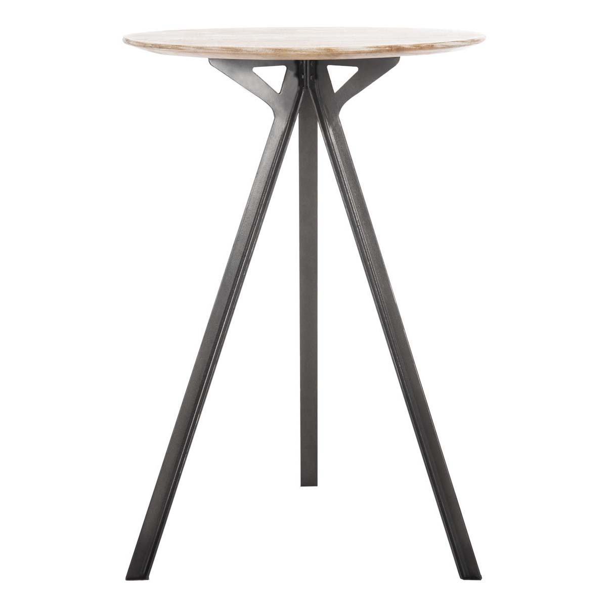 Safavieh Axel Tripod Pub Table , DTB3700 - Grey Wash/Black