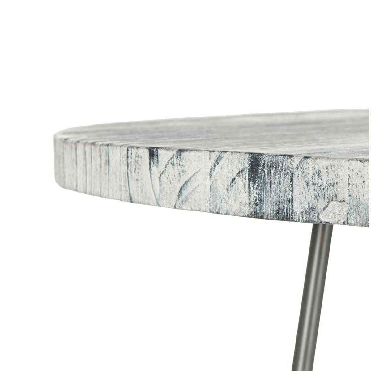 Safavieh Mindy Wood Top Dining Table , DTB6500 - Grey/White Wash