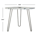 Safavieh Mindy Wood Top Dining Table , DTB6500 - Grey/White Wash