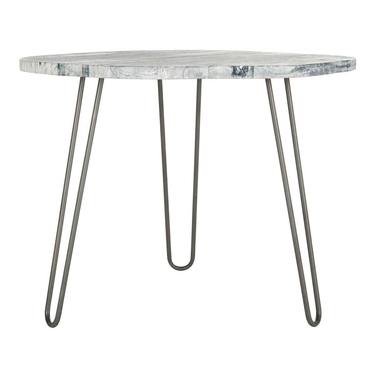 Safavieh Mindy Wood Top Dining Table , DTB6500 - Grey/White Wash