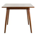 Safavieh Simone Square Dining Table , DTB9200 - Walnut