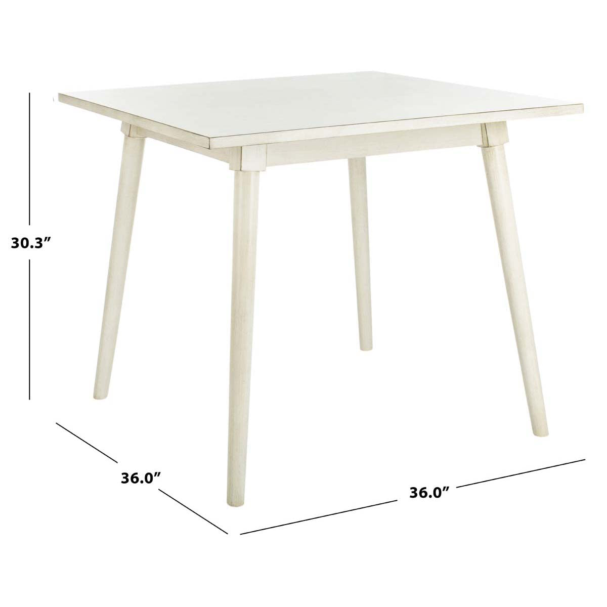 Safavieh Simone Square Dining Table , DTB9200 - Antique White