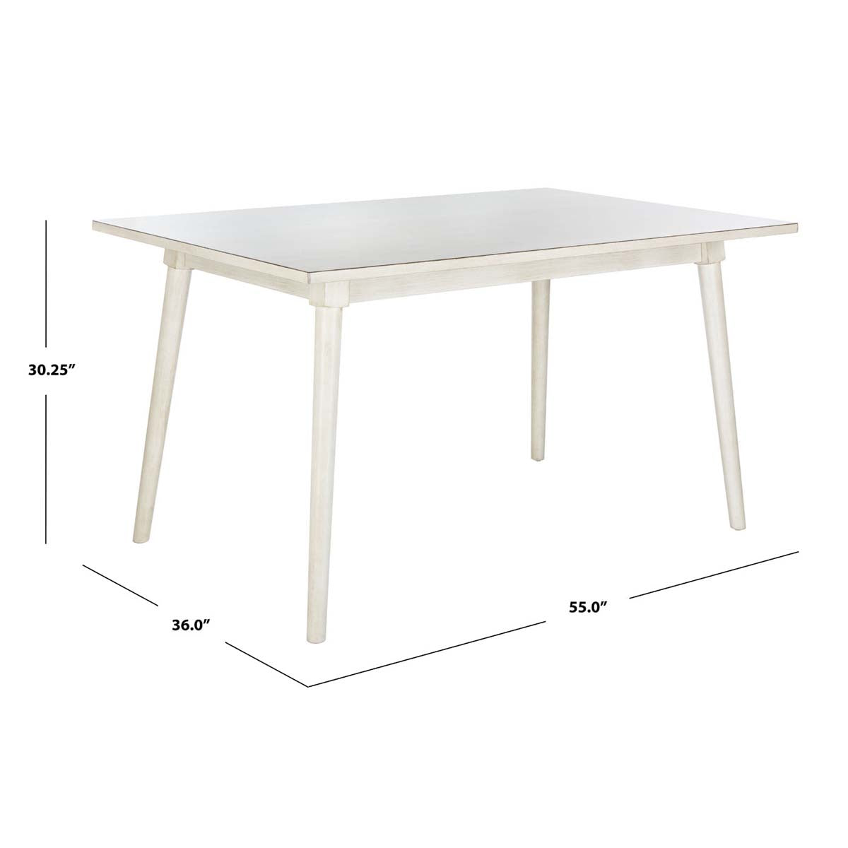 Safavieh Tia Rectangle Dining Table , DTB9201 - Antique White