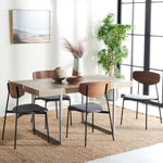Safavieh Cael Dining Table , DTB9300 - Sand / Silver