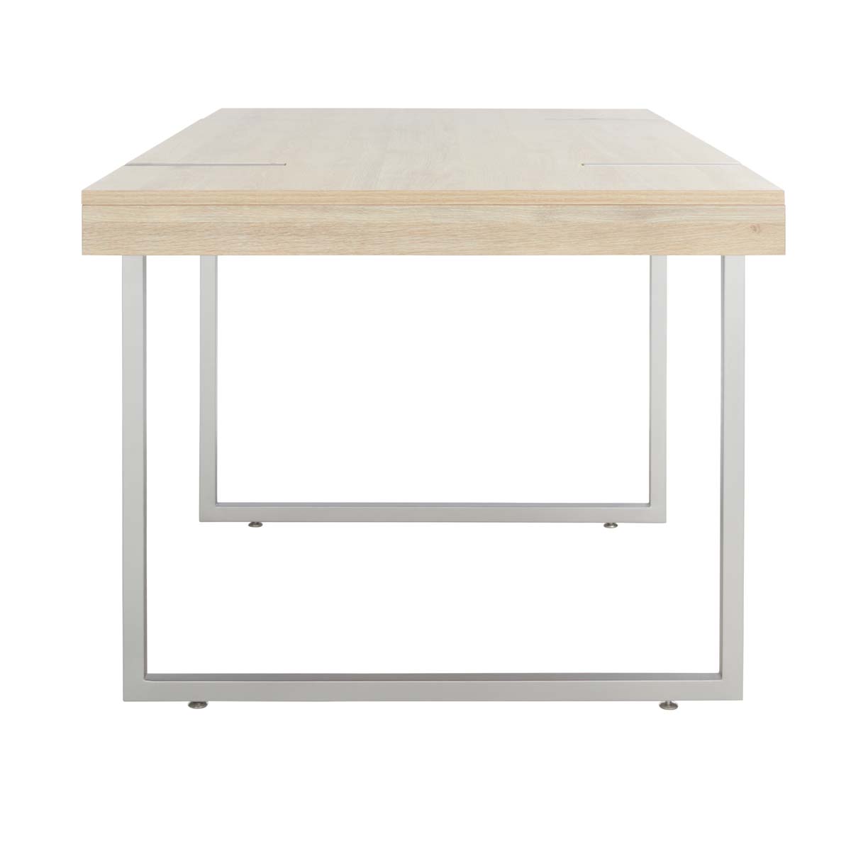 Safavieh Cael Dining Table , DTB9300 - Sand / Silver